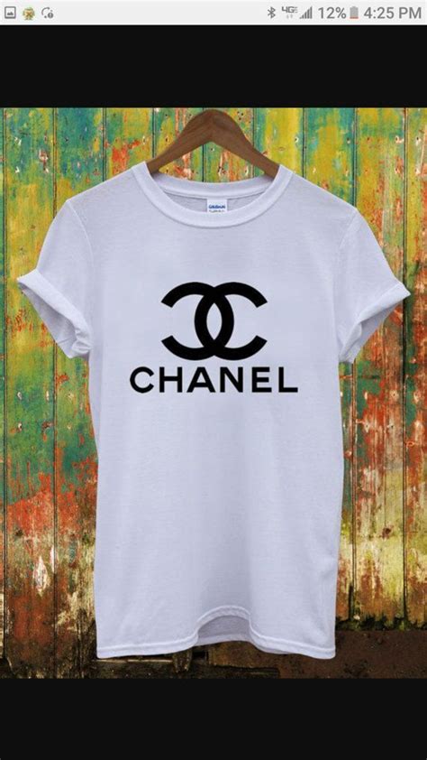 chanel t shirt white